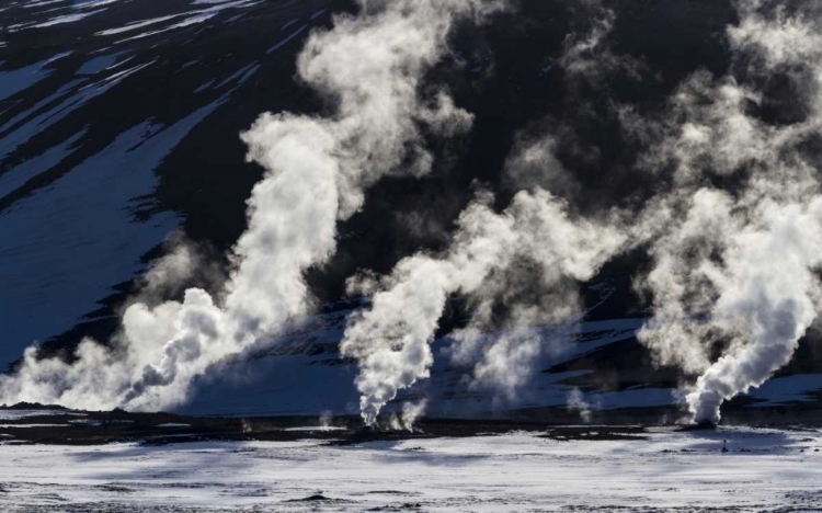 Picture of ICELAND, HVERIR GEOTHERMAL STEAM VENTS