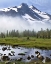 Picture of OR, MT JEFFERSON WILDERNESS MT JEFFERSON AT DAWN