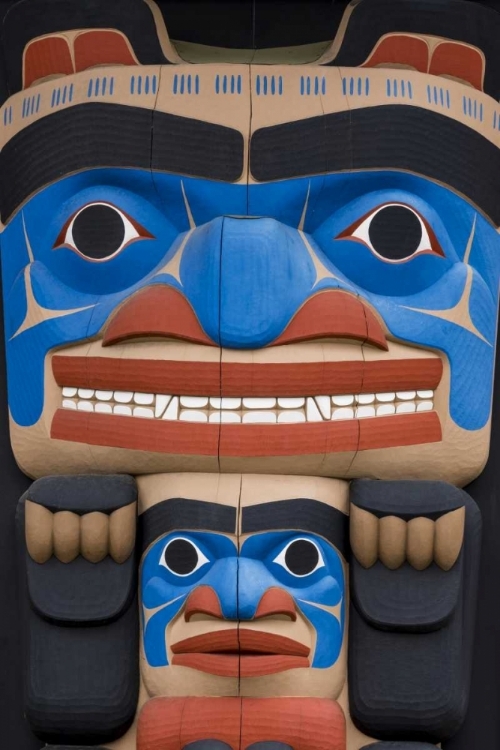 Picture of USA, WASHINGTON STATE, JAMESTOWN TOTEM ART PR