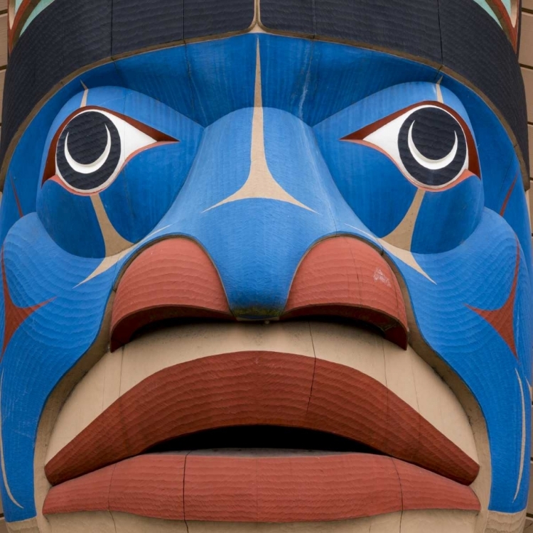 Picture of USA, WASHINGTON STATE, JAMESTOWN TOTEM ART PR