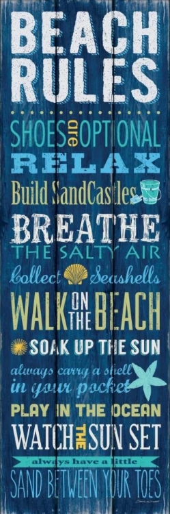 Picture of BEACH RULES