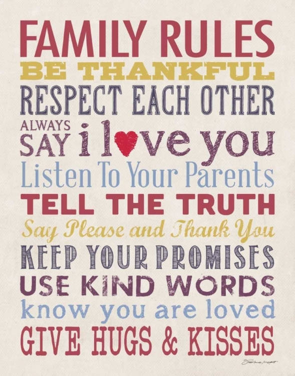 Picture of FAMILY RULES