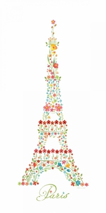 Picture of EIFFEL TOWER IN FLOWERS I