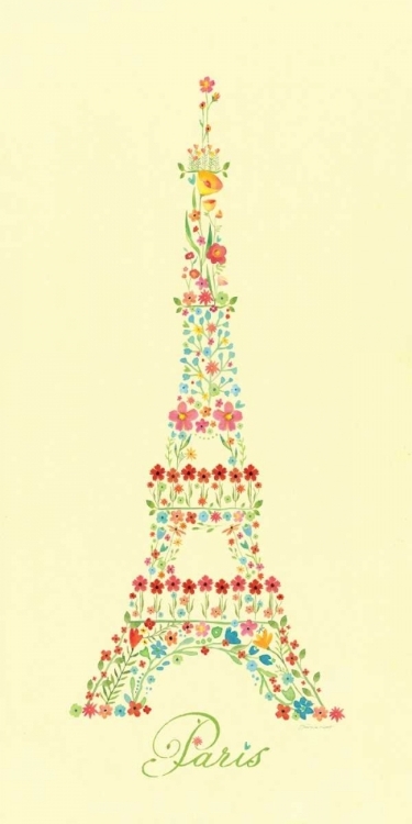 Picture of EIFFEL TOWER IN FLOWERS II