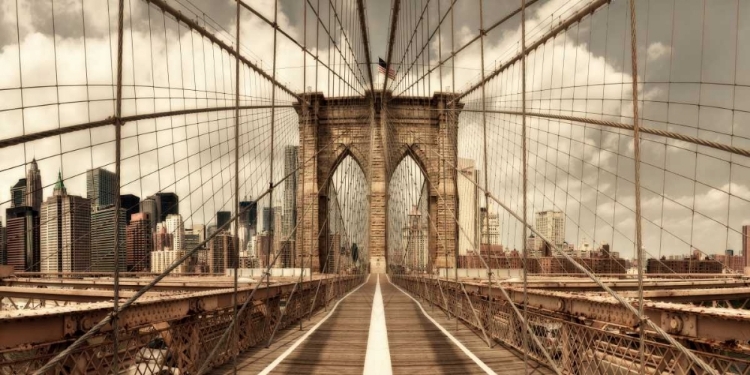 Picture of BROOKLYN BRIDGE (SEPIA)