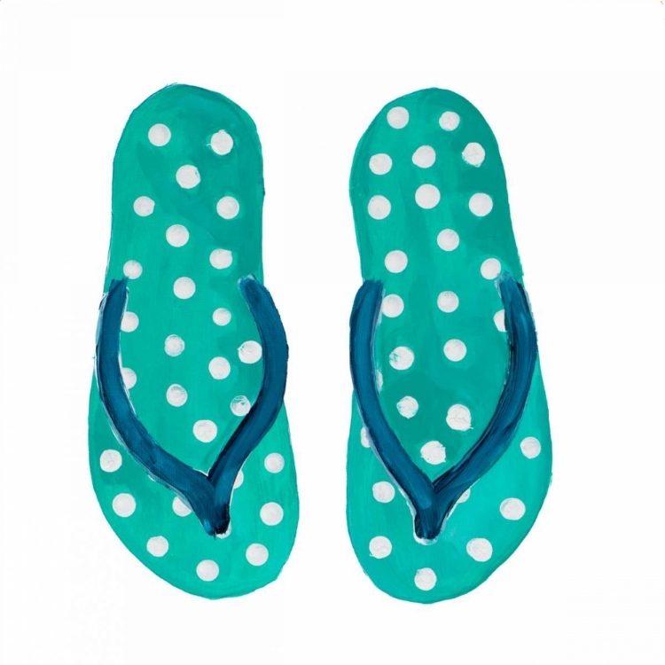 Picture of POLKA DOT FLIP FLOPS I