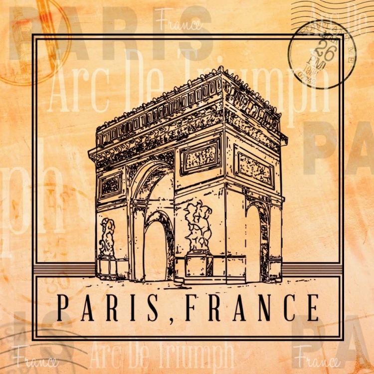 Picture of PARIS STAMP I