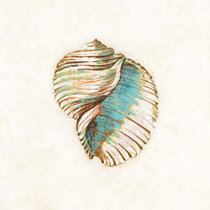 Picture of COASTAL TEAL SEASHELL I