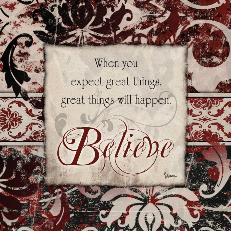 Picture of BELIEVE DAMASK