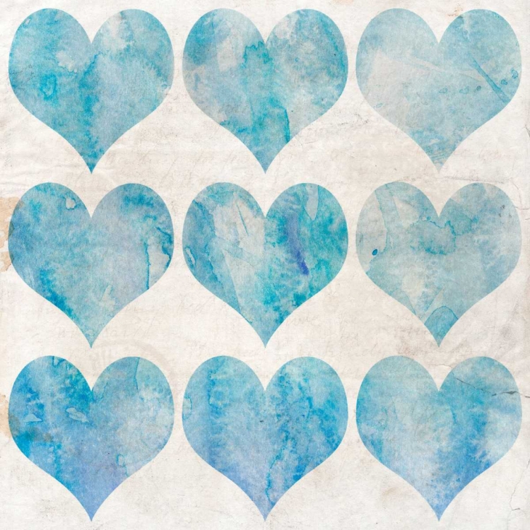 Picture of WATERCOLOR HEARTS 1