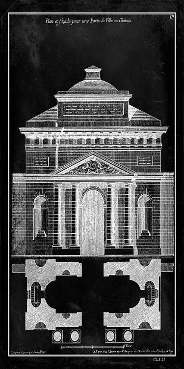 Picture of CUSTOM PALACE FACADE BLUEPRINT I (SUN)