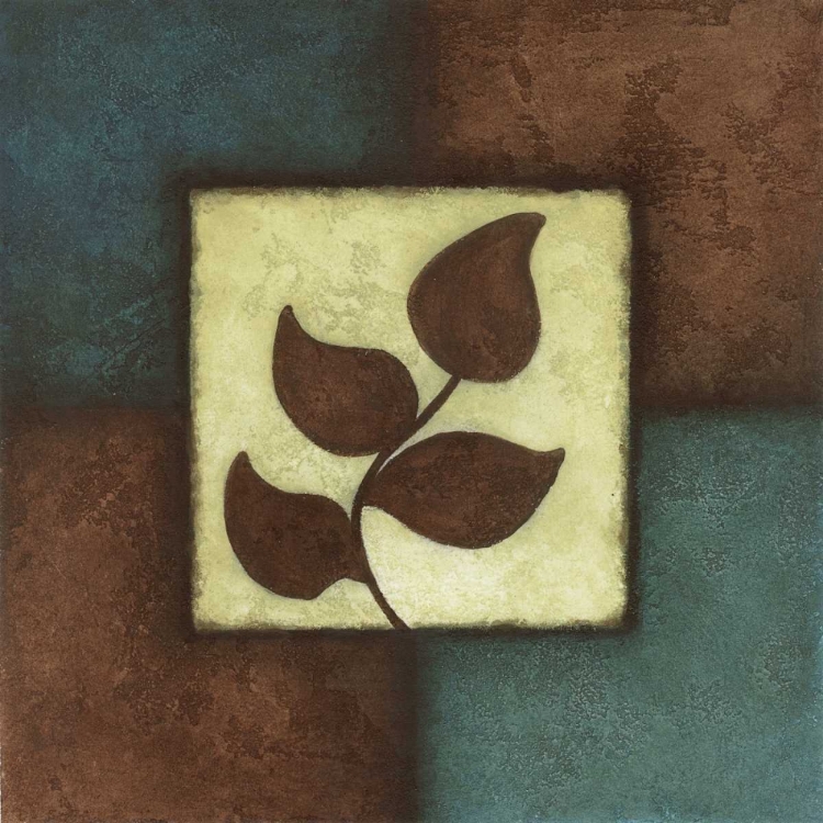 Picture of BLUE BROWN GREEN LEAVES II