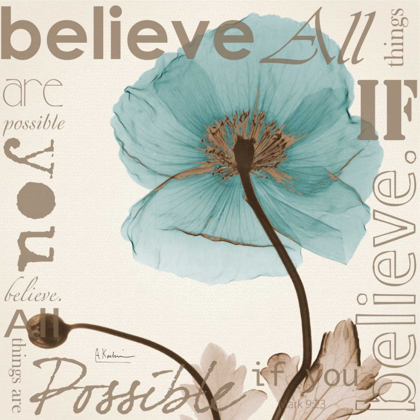 Picture of BELIEVE - BLUE POPPY