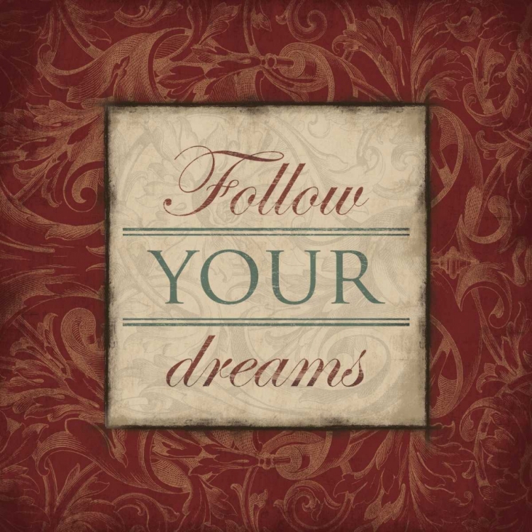 Picture of FOLLOW YOUR DREAMS RED