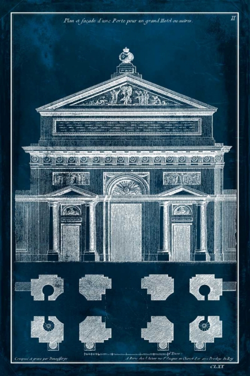 Picture of PALACE FACADE BLUEPRINT I