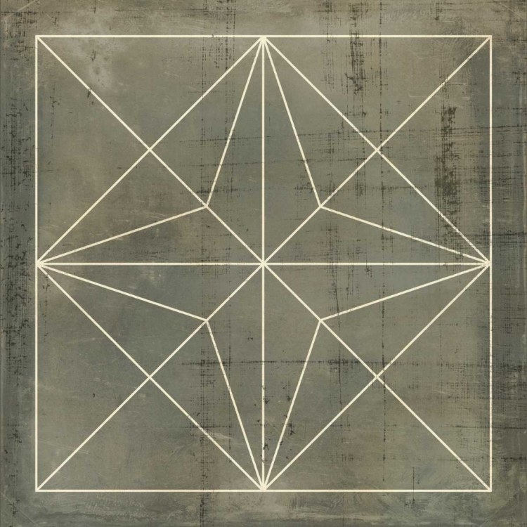 Picture of GEOMETRIC BLUEPRINT I