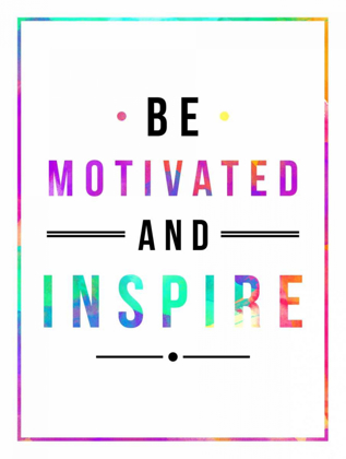 Picture of BE MOTIVATED RAINBOW