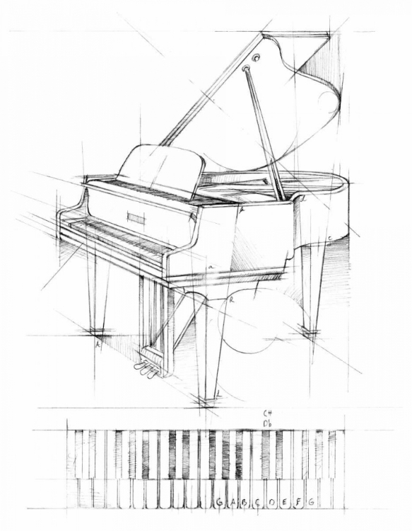 Picture of PIANO SKETCH