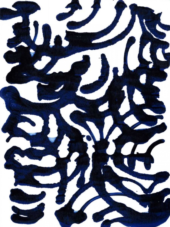 Picture of INDIGO SWIRLS I