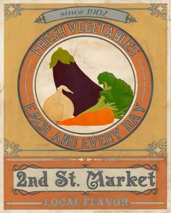 Picture of VINTAGE PRODUCE SIGN III