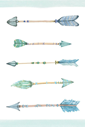 Picture of BOHO ARROWS BLUE