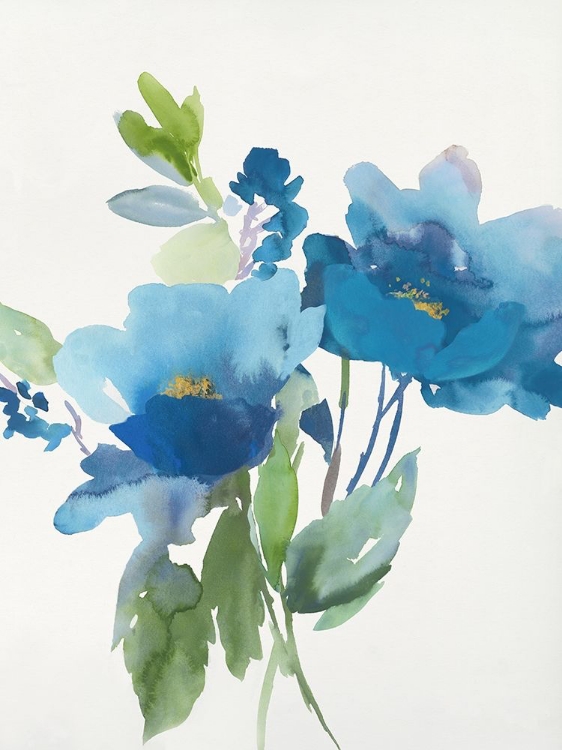 Picture of BLUE FLOWER GARDEN II 