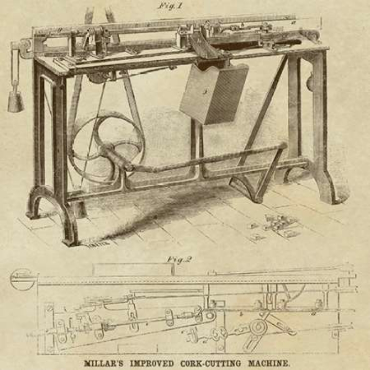 Picture of MILLARS IMPROVED CORK CUTTING MACHINE