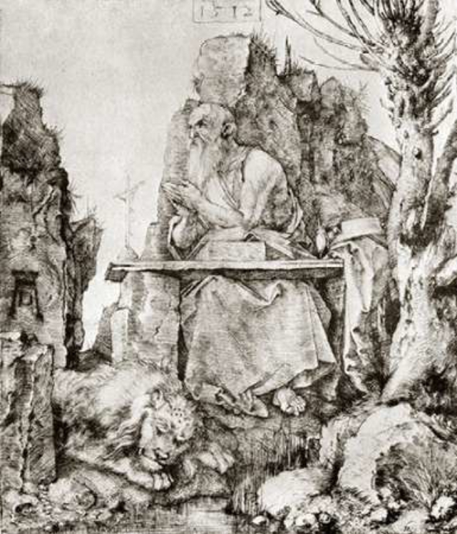 Picture of ST JEROME AT THE WILLOW TREE