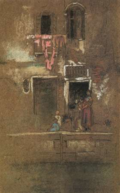Picture of NOTE IN PINK AND BROWN 1880