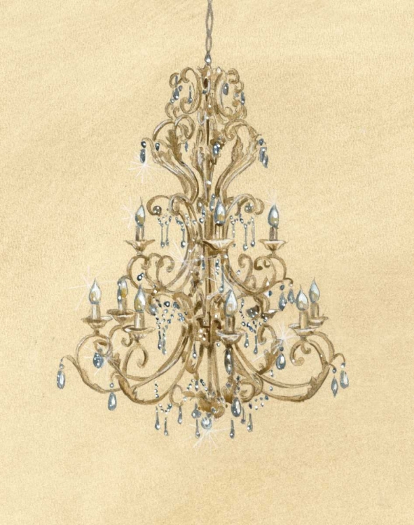 Picture of ELEGANT CHANDELIER I