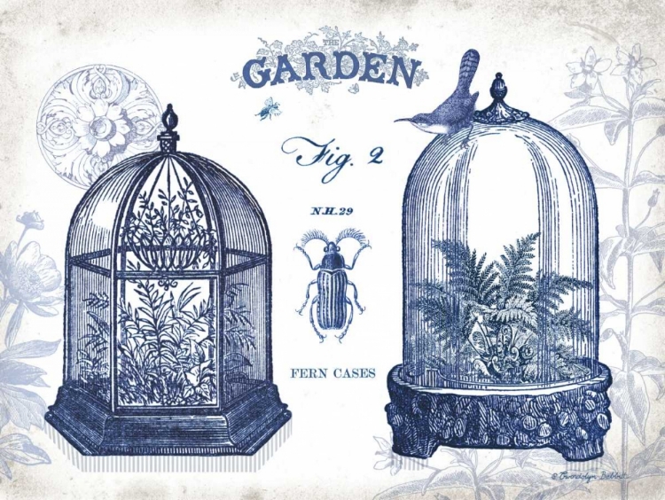 Picture of GARDEN CLOCHES INDIGO