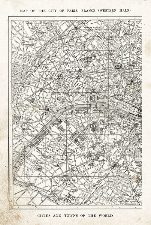 Picture of PARIS MAP I