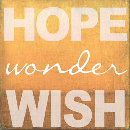 Picture of HOPE WONDER WISH ORANGE