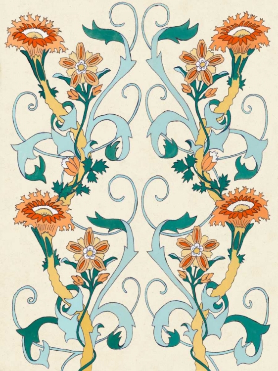 Picture of NOUVEAU FLORAL PATTERN II