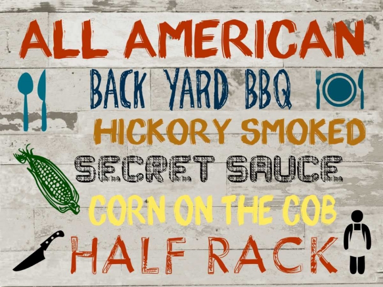 Picture of AMERICAN BBQ BOARD