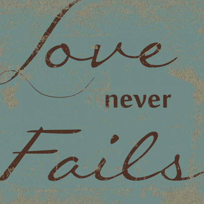 Picture of LOVE NEVER FAILS