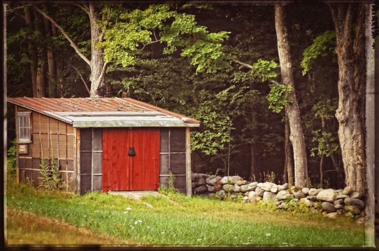 Picture of COUNTRY RED DOOR SHACK VINTAGE