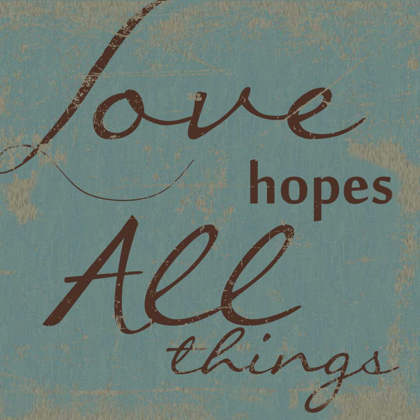 Picture of LOVE HOPES ALL