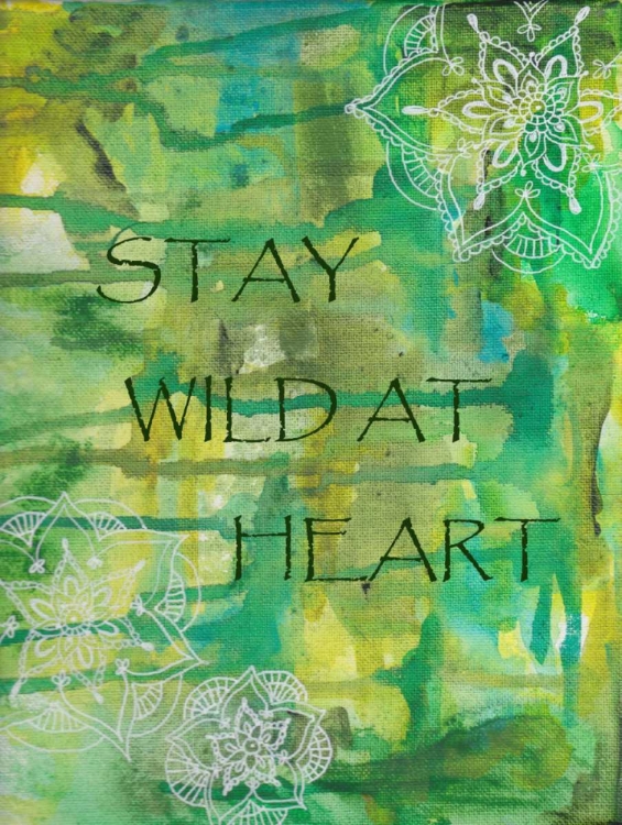 Picture of GREEN STAY WILD AT HEART