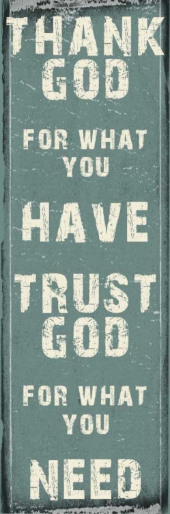 Picture of TRUST GOD