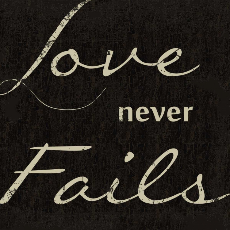 Picture of LOVE NEVER FAILS F