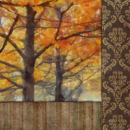 Picture of AMBER DAMASK TREE II