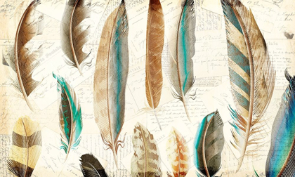 Picture of FEATHER LETTERS 1