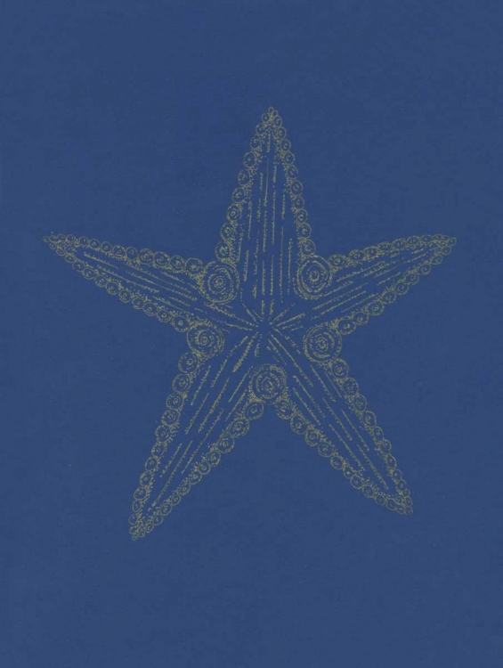 Picture of GLOWING INDIGO STARFISH