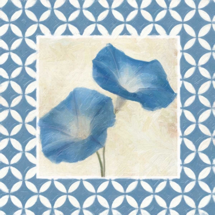 Picture of MOROCCAN BLUE FLORAL 1