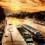 Picture of RIVER SEINE AT SUNSET I