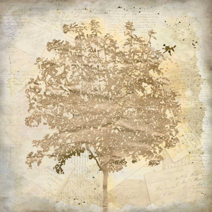 Picture of TREE SILHOUETTE GOLD CRAFT 2