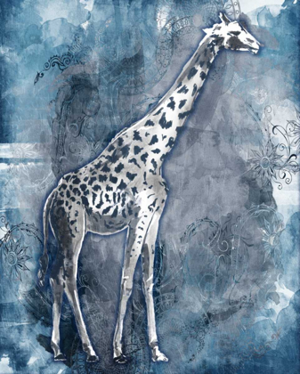 Picture of GREY BLUE GIRAFFE