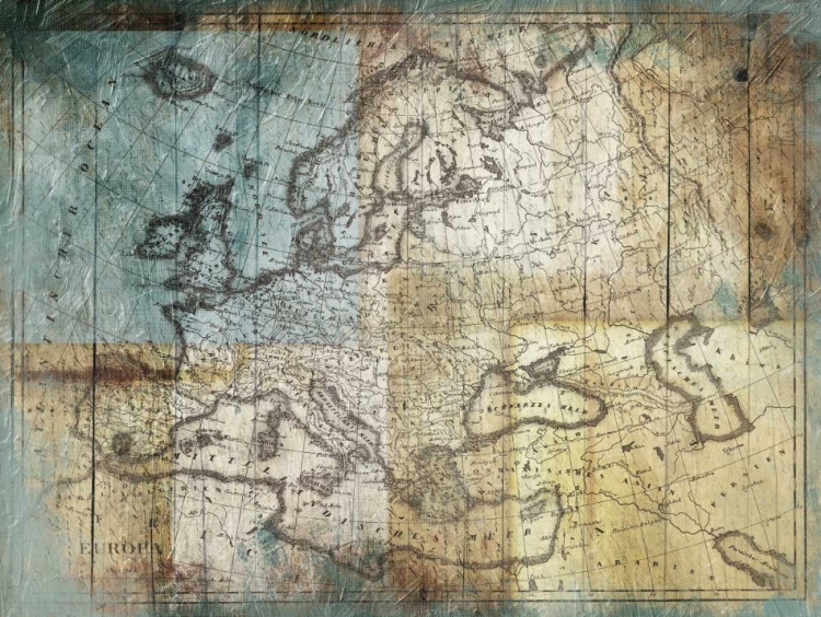 Picture of RUSTIC MAP ONE