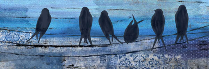 Picture of BIRDS IN BLUE